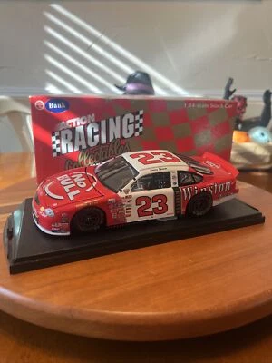 NASCAR JIMMY SPENCER #23 Team Winston No Bull 98’ Ford Taurus 1:24 Diecast Bank Foto 1 de 4