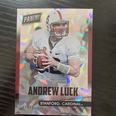 ANDREW LUCK 2015 PANINI FATHERS DAY CRACKED ICE SP/25 - Image 1 of 2