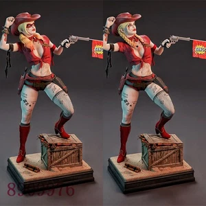 Cowgirl Harley Quinn 3D Printing Figure Unpainted Model Sculpture GK Blank Kit N - Picture 1 of 14