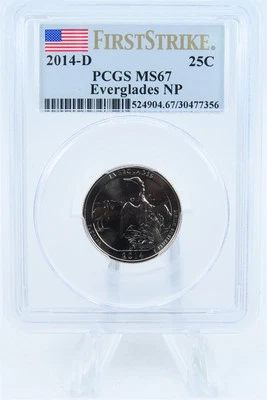 2014-D PCGS MS67 Everglades NP Quarter Business Strike 25C - Image 1 of 2