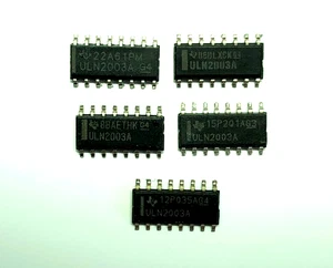 ULN2003A Darlington array SMD SOP-16 Genuine Texas Instruments part x 5 pcs - Foto 1 di 2