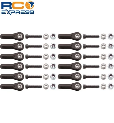 DU-BRO Heavy-Duty Ball Links 4-40 W/Spacers Black (12) DUB2263 - Image 1 of 2