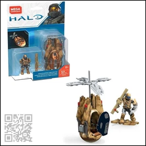 HALO MEGA CONSTRUX OPERATION BRONZE COBRA DROP POD UNSC DESERT TAN ODST FVK12 - Picture 1 of 6