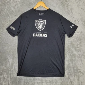 Camisa de los Raiders de Las Vegas para Hombres Mediana NFL Fútbol Under Armour Combinar Auténtica - Imagen 1 de 11