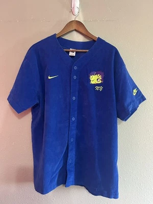 Camiseta deportiva de béisbol Nike X Olivia Kim Betty Boop pana azul para mujer talla mediana” Foto 1 de 4