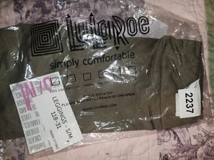 Girls S/M LuLaRoe ~ SOLID OLIVE ARMY ~ Leggings; KIDS SIZES 2-8; Olive Green - Picture 1 of 2