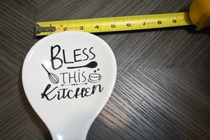Porta Cuchara "Bendice esta Cocina" Plástico 10.5" - Imagen 1 de 6