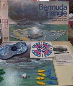 VTG Milton Bradley Bermuda Triangle Board Game 1975 Hard To Find - Picture 1 of 13
