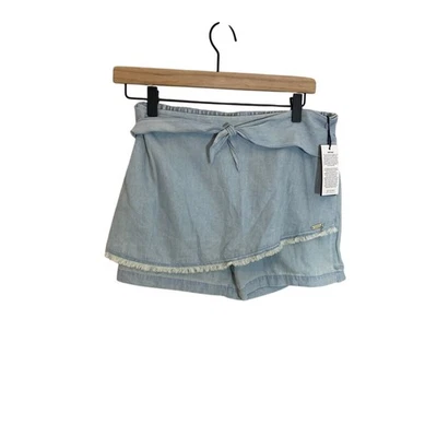 Pantalones Cortos Guess Vivi Vintage Lavado Ligero Chambray Niños Nuevos con Etiquetas Foto 1 de 4