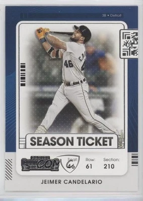 2021 Panini Contenders Jeimer Candelario #78 - Image 1 of 2