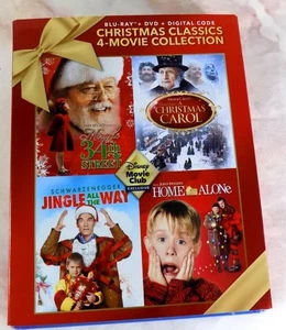 Disney Movie Club Christmas Classics Four Movie Collection (Blu-ray + DVD + Digi - Picture 1 of 2