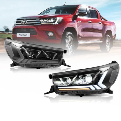 VLAND LED Headlights For 2015-2020 TOYOTA Hilux/Vigo Revo w/Start-up Animation - Image 1 of 4