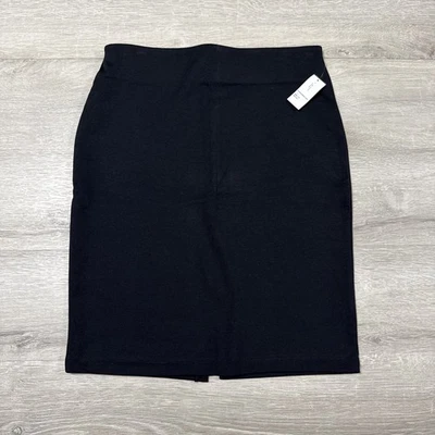 Falda Antigua Azul Marino Negra Petite Estilo Lápiz Para Mujer XS Elastizada Mezcla de Algodón Nueva con Etiquetas Foto 1 de 4
