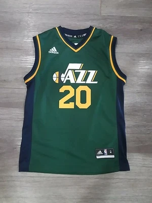Camisa de basquete juvenil UTAH JAZZ #20 GORDON HAYWARD ADIDAS TAMANHO MÉDIO  - Imagem 1 de 4