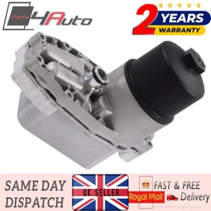 Fits Citroen C5 C6 Jaguar XF XJ 3.0 ENGINE OIL COOLER FILTER HOUSING LR040738 - Picture 1 of 5