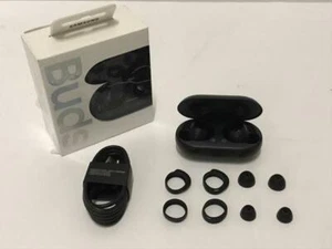 Samsung Galaxy GENUINE Wireless Earbuds Black+Charging Case SM-R170NZKAXAR USED - Picture 1 of 2