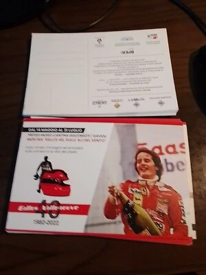 2022 Gilles Villeneuve , exhibition  GILLES 40 , MODENA 2022 -OFFICIAL POSTCARD - Image 1 of 2