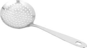 STAINLESS STEEL SKIMMER SIEVE STRAINER SLOTTED SPATULA KITCHEN UTENSIL SPOON - Picture 1 of 5