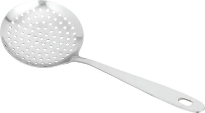 STAINLESS STEEL SKIMMER SIEVE STRAINER SLOTTED SPATULA KITCHEN UTENSIL SPOON - Image 1 of 4