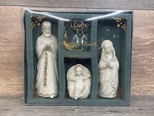 1993 Lenox THE HOLY FAMILY AND CRYSTAL STAR Jewelled Set Made in USA VINTAGE