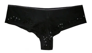 6ixty8ight Black Briefs/Shorts UK Size 12-14 with Sequin Detail - Picture 1 of 4
