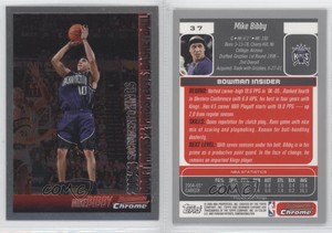 2005-06 Bowman Draft Chrome Mike Bibby #37