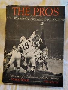 THE PROS A Documentary Of Professional Football (1960) Robert Riger 1st Print - Picture 1 of 18
