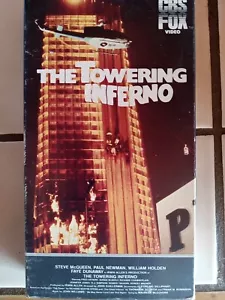 The Towering Inferno VHS Thriller Paul Newman Steve McQueen CBS FOX - Imagen 1 de 3