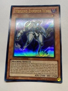 Yugioh Meklord Emperor Wisel Ultra Rare Limited Edition JUMP-EN053 HP - Picture 1 of 24