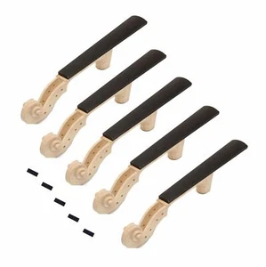 5x 4/4 Strad Arce Blanco Violín Cuello Cabeza Ébano Diapasón Tuerca Pre Tallada - Imagen 1 de 1