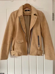 Misguided camel suede jacket. New without tags. Size 10.  - Picture 1 of 2
