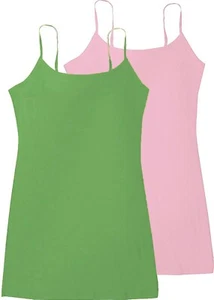 Active Basic Junior Women's Casual Plain Layering Cami Top Tank 2-Pack, Small - Picture 1 of 1