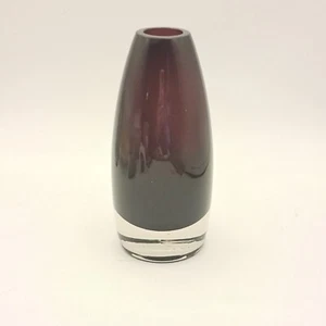 Vintage TAMARA ALADIN for RIIHIMAKI Finland Nr 1365 Glass Vase with scratches! - Picture 1 of 11