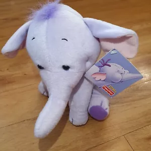 Fisher Price Lumpy Heffalump Soft Toy Plush Comforter Purple Elephant Disneyana - Picture 1 of 15