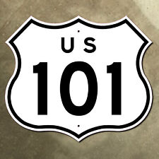 California US route 101 Los Angeles Pacific Highway marker road sign 1926 13x11
