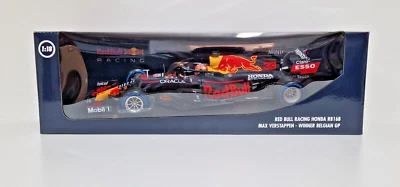 MODELLINO AUTO 1:18 F1 MINICHAMPS RED BULL RB16B VERSTAPPEN BELGIO 2021 DIE CAST - Immagine 1 di 4