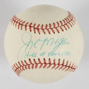 Joe Morgan Signed Baseball Reds Inscribed Hall of Fame 1990 - COA JSA - Picture 1 of 7