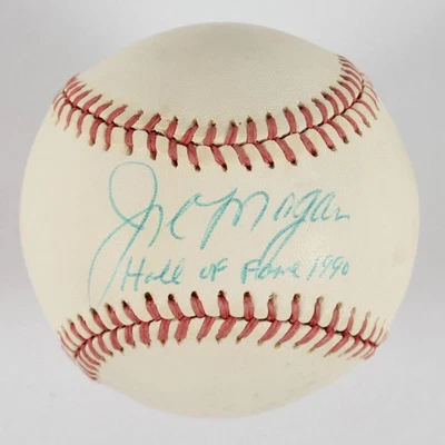Joe Morgan Signed Baseball Reds Inscribed Hall of Fame 1990 - COA JSA - Image 1 of 4