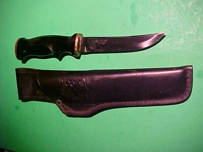 Cuchillo de caza Jonsered Sweden con funda Foto 1 de 4