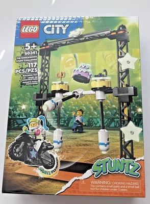 LEGO City Stuntz The Knockdown Stunt Challenge 60341 Sealed Box - Image 1 of 4
