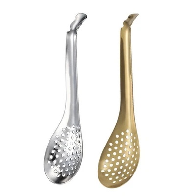  2 Pcs Scolapasta in Acciaio Inox Utensili Cucina Colino Per Alimenti - Immagine 1 di 4