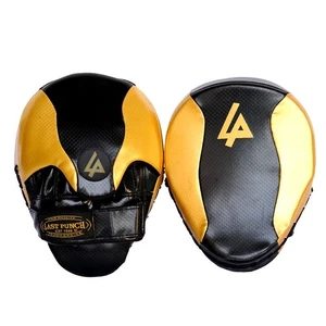 Last Punch Black & Glod Pre Curved Coaching Handschuhe zum Boxen Kicken - Bild 1 von 1