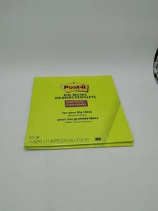 Post-it Super Sticky Yellow Pad 11x11 30 Sheets 3M - Picture 1 of 3