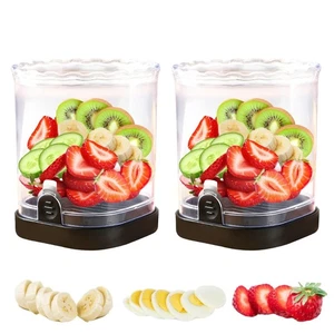 Obstschneider und Zerkleinerer - Tassenschneider für Erdbeere, Traube, Banane, Pilze... - Bild 1 von 7