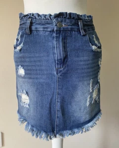 Women’s Denim Mini Skirt Size 6 - Picture 1 of 4