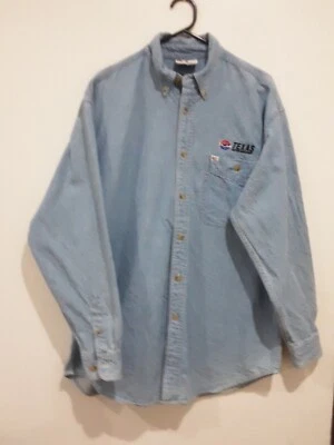 Chase Authentics  Denim Shirt Mens Size M Texas Motor Speedway Cotton Racing - Image 1 of 4
