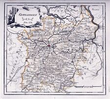 Vlaanderen Gent Antwerp Aalst Terneuzen Belgium Map Card Reilly 1790