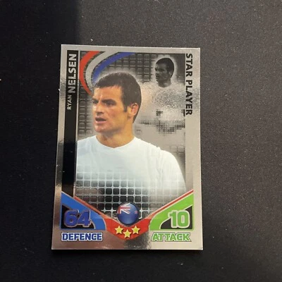 Match Attax World Cup 2010 Football Card - Ryan Nelson New Zealand Star Player - Image 1 of 2