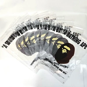 A Bathing Ape BAPE Plastic Bags Lot of 10 Large Empty Packing Bag Set 12”x18 - Picture 1 of 9