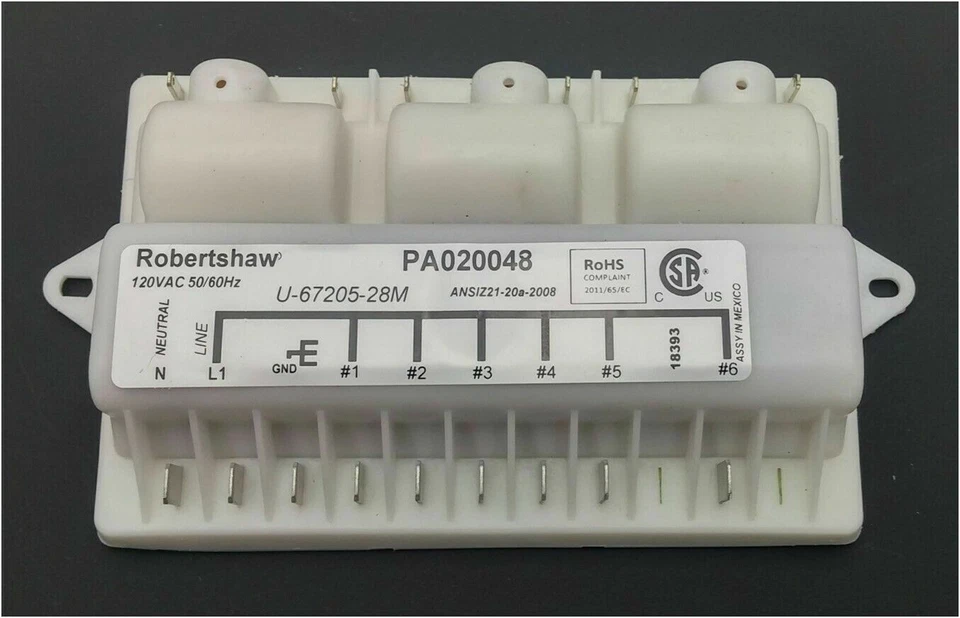 VIKING Robertshaw U-67205-28M Invensys 0+6 Re-Ignition Spark Module SAME DAY SHIPPING